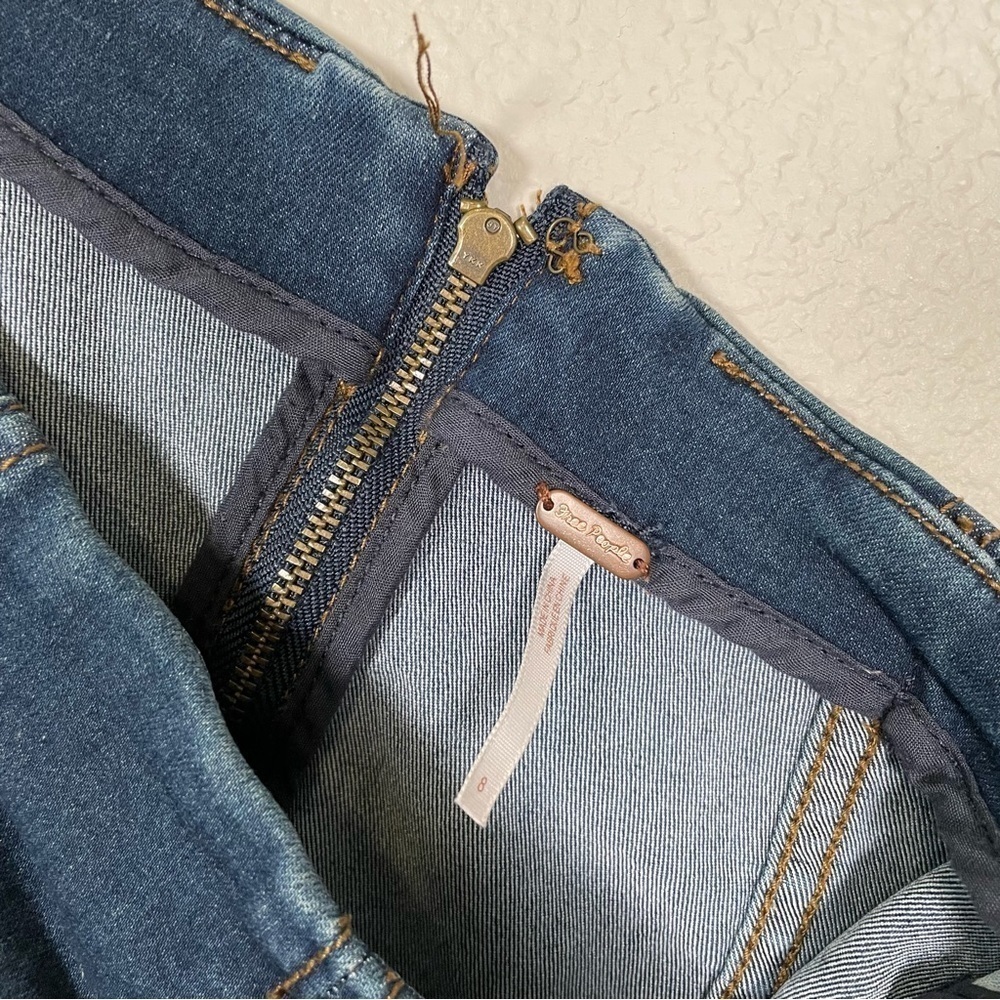 Free People Modern Femme Indigo Skirt - Picture 6 of 7